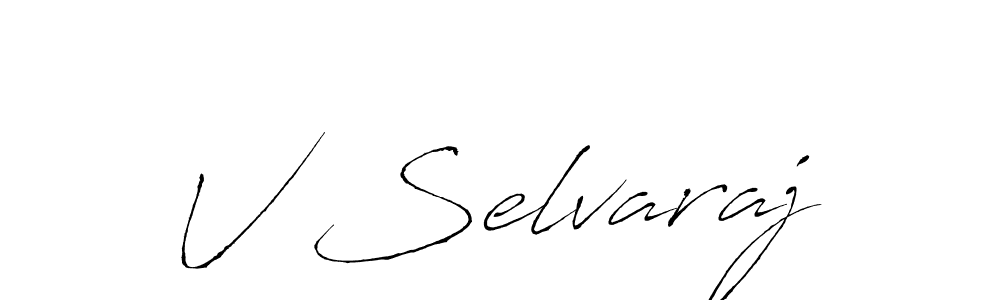 It looks lik you need a new signature style for name V Selvaraj. Design unique handwritten (Antro_Vectra) signature with our free signature maker in just a few clicks. V Selvaraj signature style 6 images and pictures png