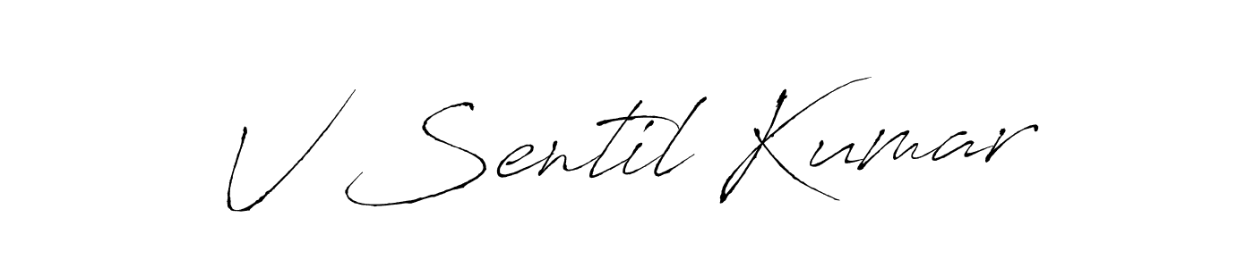 Here are the top 10 professional signature styles for the name V Sentil Kumar. These are the best autograph styles you can use for your name. V Sentil Kumar signature style 6 images and pictures png