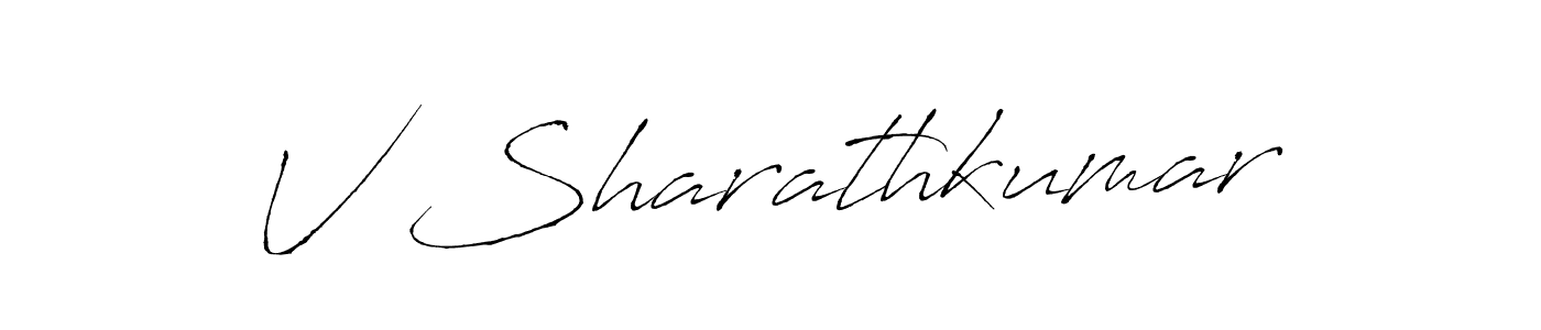 V Sharathkumar stylish signature style. Best Handwritten Sign (Antro_Vectra) for my name. Handwritten Signature Collection Ideas for my name V Sharathkumar. V Sharathkumar signature style 6 images and pictures png