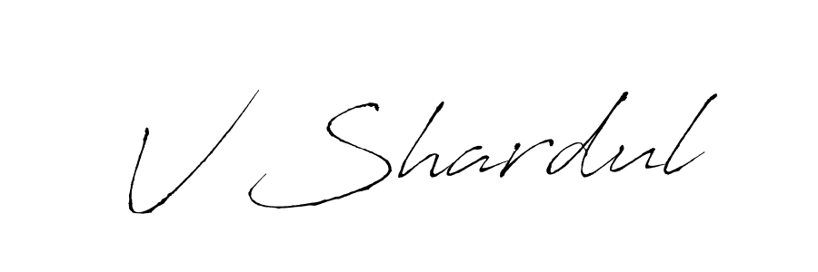 You should practise on your own different ways (Antro_Vectra) to write your name (V Shardul) in signature. don't let someone else do it for you. V Shardul signature style 6 images and pictures png