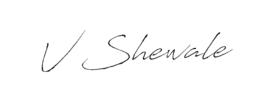 Here are the top 10 professional signature styles for the name V Shewale. These are the best autograph styles you can use for your name. V Shewale signature style 6 images and pictures png