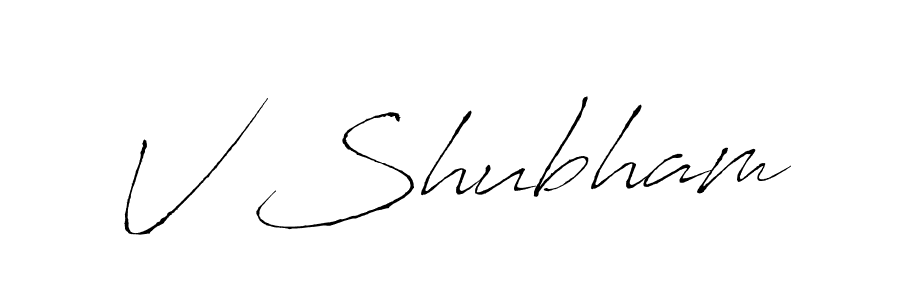 Best and Professional Signature Style for V Shubham. Antro_Vectra Best Signature Style Collection. V Shubham signature style 6 images and pictures png