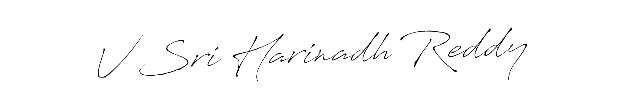 V Sri Harinadh Reddy stylish signature style. Best Handwritten Sign (Antro_Vectra) for my name. Handwritten Signature Collection Ideas for my name V Sri Harinadh Reddy. V Sri Harinadh Reddy signature style 6 images and pictures png