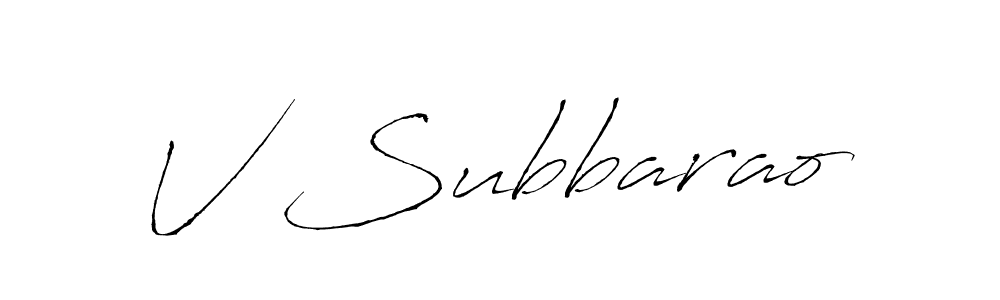 You should practise on your own different ways (Antro_Vectra) to write your name (V Subbarao) in signature. don't let someone else do it for you. V Subbarao signature style 6 images and pictures png