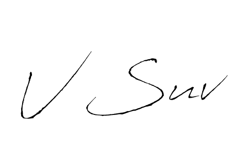 You can use this online signature creator to create a handwritten signature for the name V Suv. This is the best online autograph maker. V Suv signature style 6 images and pictures png