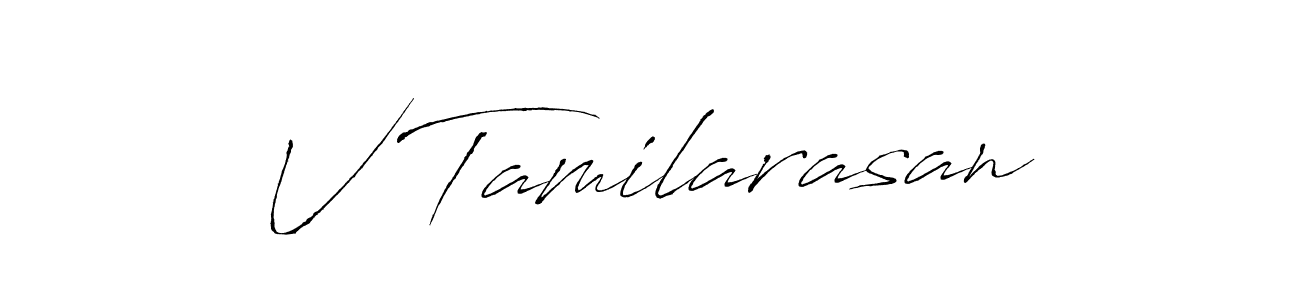 Also we have V Tamilarasan name is the best signature style. Create professional handwritten signature collection using Antro_Vectra autograph style. V Tamilarasan signature style 6 images and pictures png