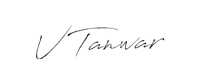 How to Draw V Tanwar signature style? Antro_Vectra is a latest design signature styles for name V Tanwar. V Tanwar signature style 6 images and pictures png