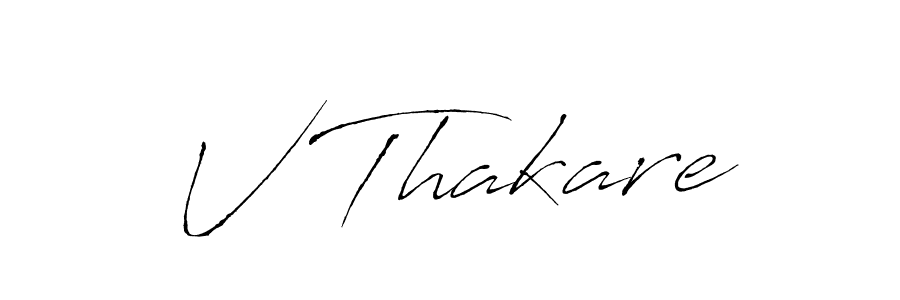 How to Draw V Thakare signature style? Antro_Vectra is a latest design signature styles for name V Thakare. V Thakare signature style 6 images and pictures png