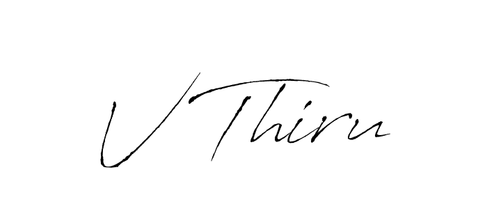 The best way (Antro_Vectra) to make a short signature is to pick only two or three words in your name. The name V Thiru include a total of six letters. For converting this name. V Thiru signature style 6 images and pictures png