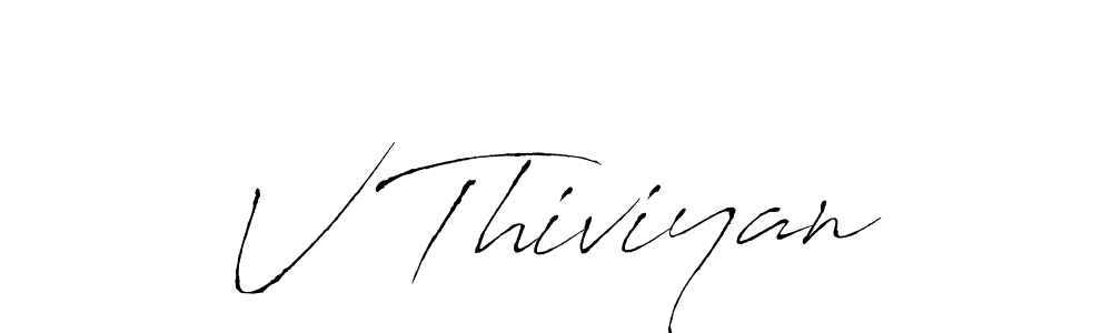 Similarly Antro_Vectra is the best handwritten signature design. Signature creator online .You can use it as an online autograph creator for name V Thiviyan. V Thiviyan signature style 6 images and pictures png