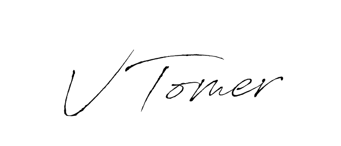 You can use this online signature creator to create a handwritten signature for the name V Tomer. This is the best online autograph maker. V Tomer signature style 6 images and pictures png