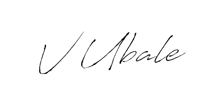 Also You can easily find your signature by using the search form. We will create V Ubale name handwritten signature images for you free of cost using Antro_Vectra sign style. V Ubale signature style 6 images and pictures png