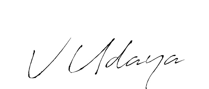 Best and Professional Signature Style for V Udaya. Antro_Vectra Best Signature Style Collection. V Udaya signature style 6 images and pictures png