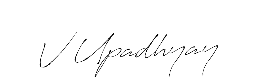 Make a beautiful signature design for name V Upadhyay. Use this online signature maker to create a handwritten signature for free. V Upadhyay signature style 6 images and pictures png