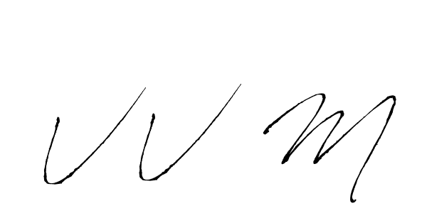 You should practise on your own different ways (Antro_Vectra) to write your name (V V  M) in signature. don't let someone else do it for you. V V  M signature style 6 images and pictures png
