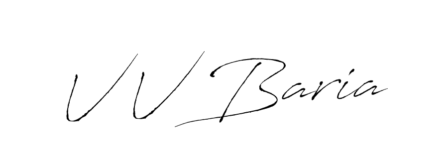 Once you've used our free online signature maker to create your best signature Antro_Vectra style, it's time to enjoy all of the benefits that V V Baria name signing documents. V V Baria signature style 6 images and pictures png