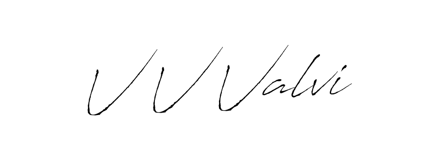 You should practise on your own different ways (Antro_Vectra) to write your name (V V Valvi) in signature. don't let someone else do it for you. V V Valvi signature style 6 images and pictures png