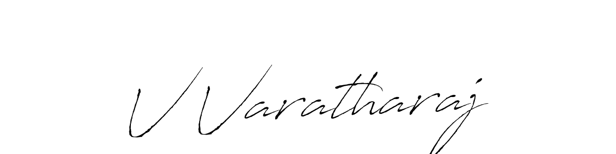 Antro_Vectra is a professional signature style that is perfect for those who want to add a touch of class to their signature. It is also a great choice for those who want to make their signature more unique. Get V Varatharaj name to fancy signature for free. V Varatharaj signature style 6 images and pictures png