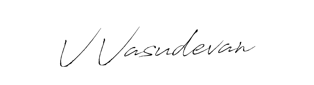 How to Draw V Vasudevan signature style? Antro_Vectra is a latest design signature styles for name V Vasudevan. V Vasudevan signature style 6 images and pictures png