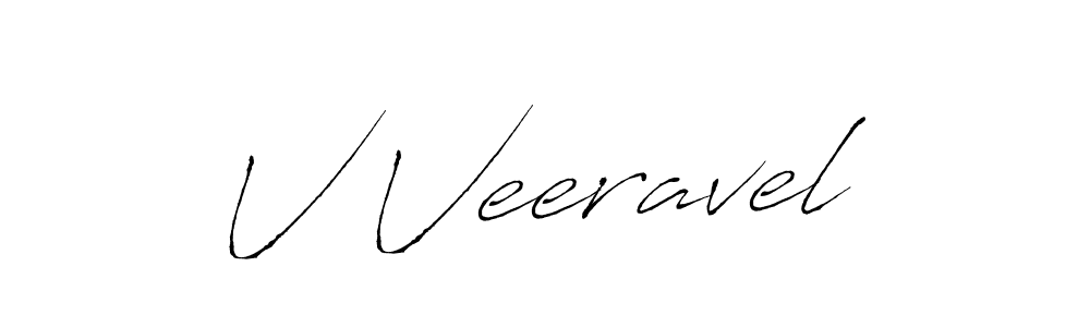 Make a beautiful signature design for name V Veeravel. Use this online signature maker to create a handwritten signature for free. V Veeravel signature style 6 images and pictures png