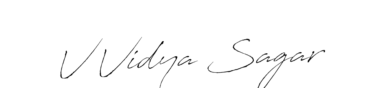 Best and Professional Signature Style for V Vidya Sagar. Antro_Vectra Best Signature Style Collection. V Vidya Sagar signature style 6 images and pictures png