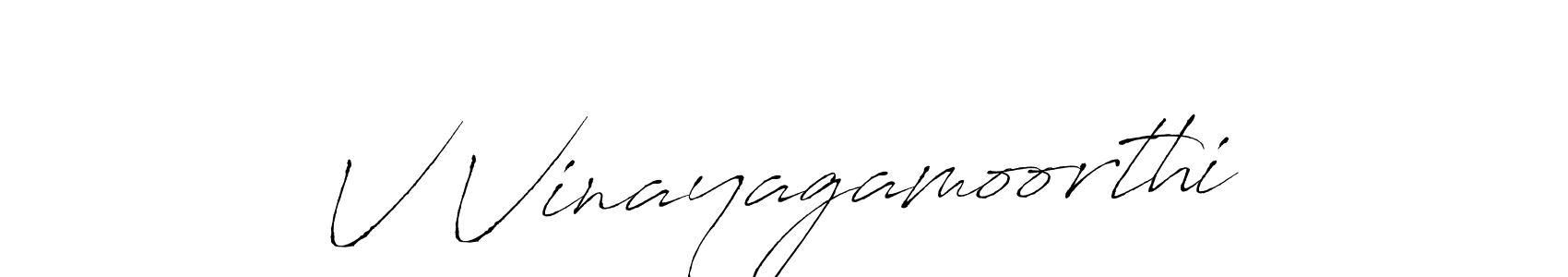 if you are searching for the best signature style for your name V Vinayagamoorthi. so please give up your signature search. here we have designed multiple signature styles  using Antro_Vectra. V Vinayagamoorthi signature style 6 images and pictures png