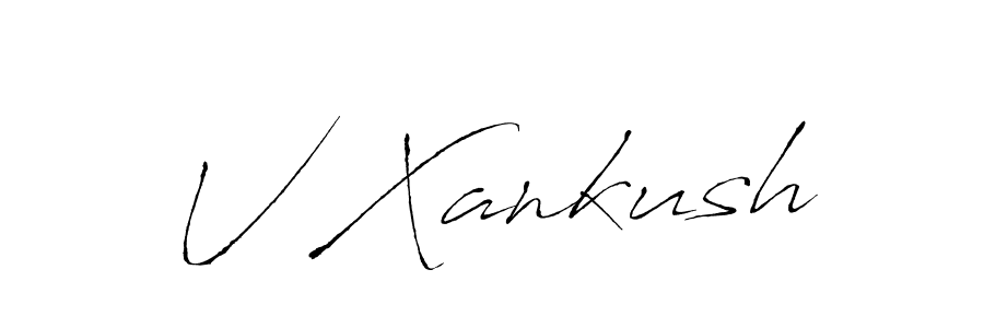 This is the best signature style for the V Xankush name. Also you like these signature font (Antro_Vectra). Mix name signature. V Xankush signature style 6 images and pictures png