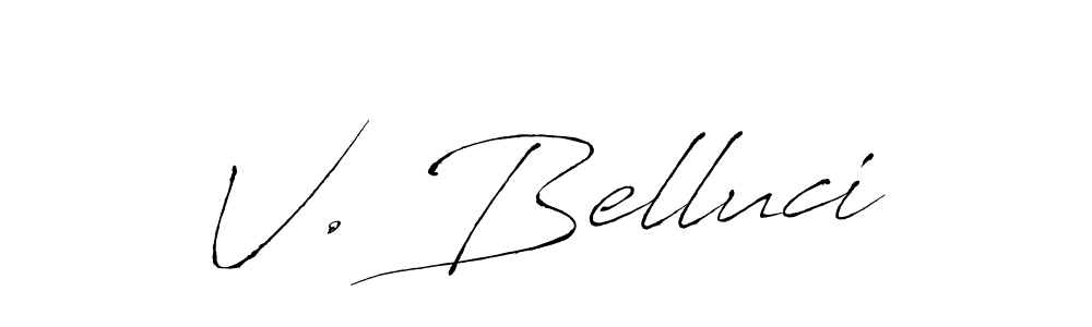 Once you've used our free online signature maker to create your best signature Antro_Vectra style, it's time to enjoy all of the benefits that V. Belluci name signing documents. V. Belluci signature style 6 images and pictures png