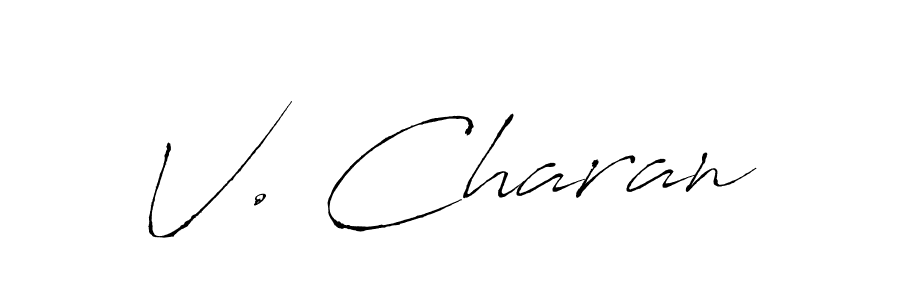 Make a beautiful signature design for name V. Charan. Use this online signature maker to create a handwritten signature for free. V. Charan signature style 6 images and pictures png