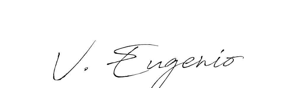 V. Eugenio stylish signature style. Best Handwritten Sign (Antro_Vectra) for my name. Handwritten Signature Collection Ideas for my name V. Eugenio. V. Eugenio signature style 6 images and pictures png