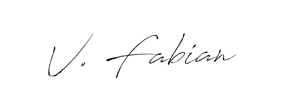 You should practise on your own different ways (Antro_Vectra) to write your name (V. Fabian) in signature. don't let someone else do it for you. V. Fabian signature style 6 images and pictures png
