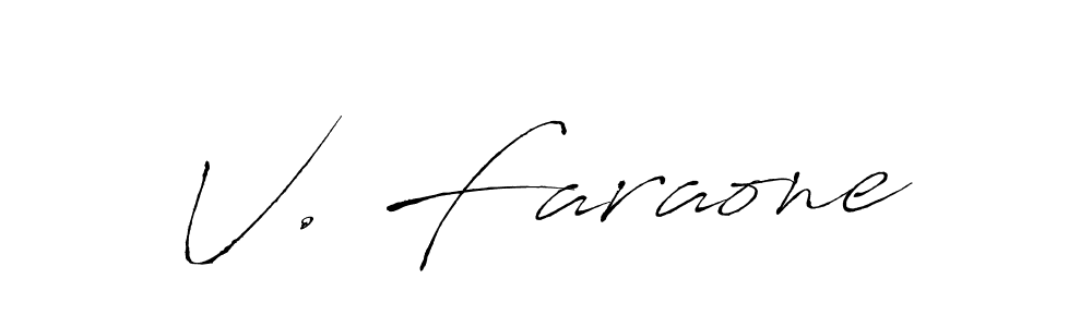 V. Faraone stylish signature style. Best Handwritten Sign (Antro_Vectra) for my name. Handwritten Signature Collection Ideas for my name V. Faraone. V. Faraone signature style 6 images and pictures png