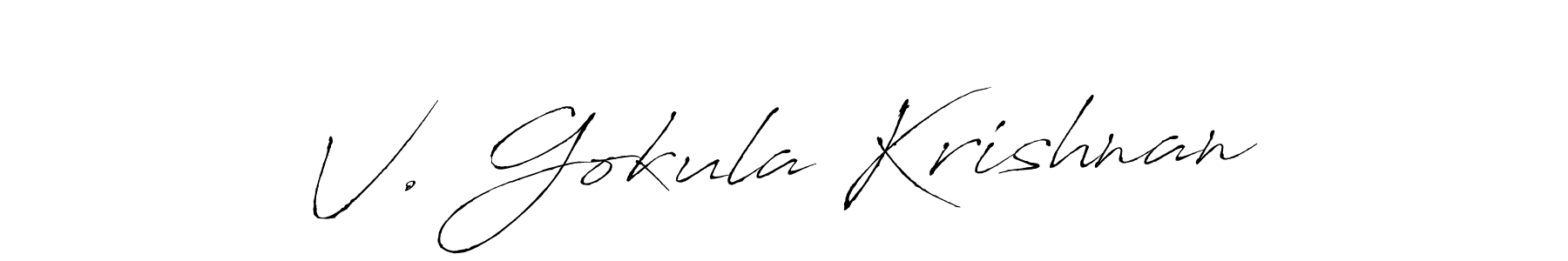 See photos of V. Gokula Krishnan official signature by Spectra . Check more albums & portfolios. Read reviews & check more about Antro_Vectra font. V. Gokula Krishnan signature style 6 images and pictures png
