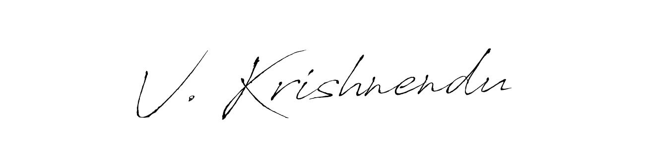Best and Professional Signature Style for V. Krishnendu. Antro_Vectra Best Signature Style Collection. V. Krishnendu signature style 6 images and pictures png