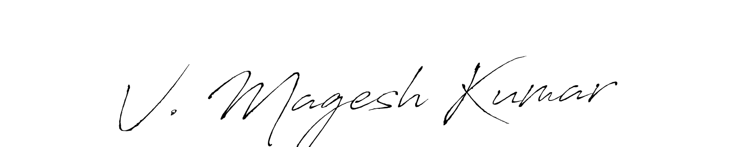 How to Draw V. Magesh Kumar signature style? Antro_Vectra is a latest design signature styles for name V. Magesh Kumar. V. Magesh Kumar signature style 6 images and pictures png