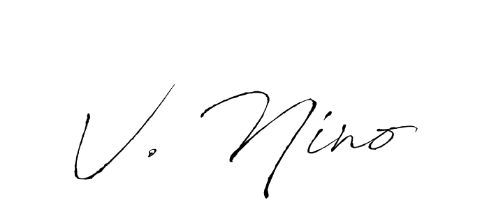 How to Draw V. Nino signature style? Antro_Vectra is a latest design signature styles for name V. Nino. V. Nino signature style 6 images and pictures png