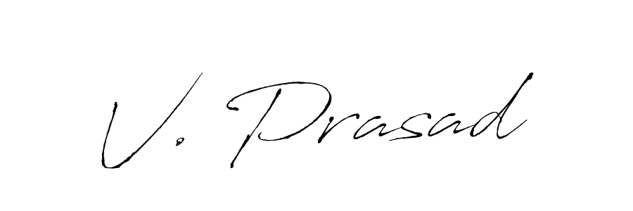 Use a signature maker to create a handwritten signature online. With this signature software, you can design (Antro_Vectra) your own signature for name V. Prasad. V. Prasad signature style 6 images and pictures png