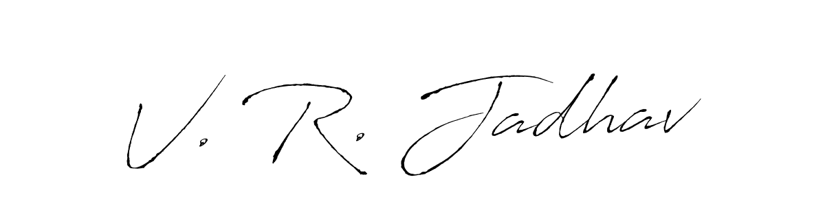 Here are the top 10 professional signature styles for the name V. R. Jadhav. These are the best autograph styles you can use for your name. V. R. Jadhav signature style 6 images and pictures png