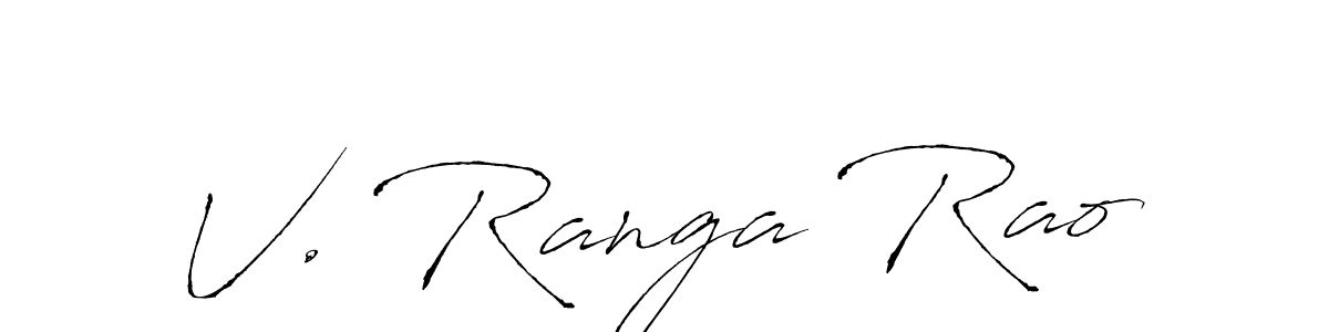 Design your own signature with our free online signature maker. With this signature software, you can create a handwritten (Antro_Vectra) signature for name V. Ranga Rao. V. Ranga Rao signature style 6 images and pictures png