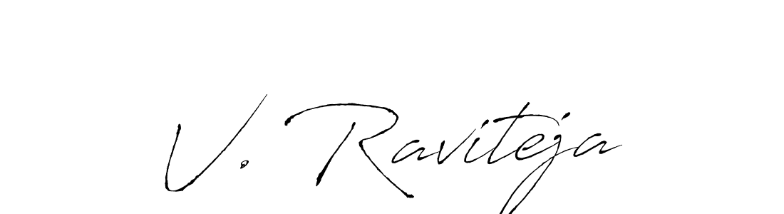 This is the best signature style for the V. Raviteja name. Also you like these signature font (Antro_Vectra). Mix name signature. V. Raviteja signature style 6 images and pictures png