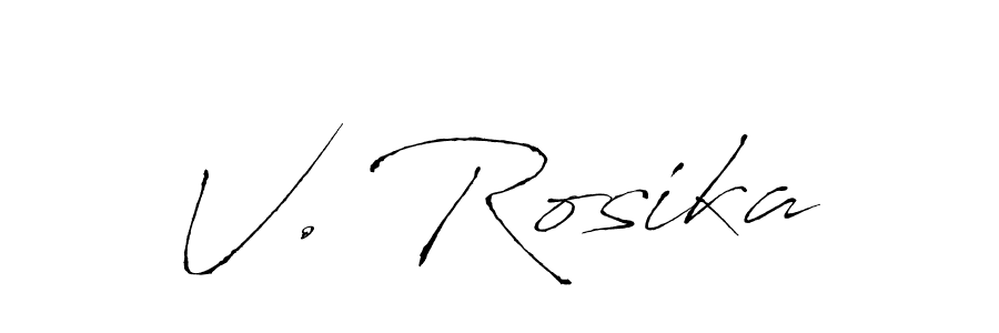 Make a beautiful signature design for name V. Rosika. Use this online signature maker to create a handwritten signature for free. V. Rosika signature style 6 images and pictures png