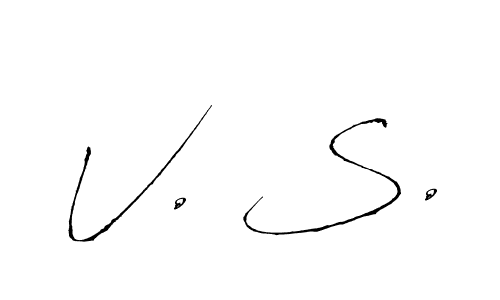 It looks lik you need a new signature style for name V. S.. Design unique handwritten (Antro_Vectra) signature with our free signature maker in just a few clicks. V. S. signature style 6 images and pictures png