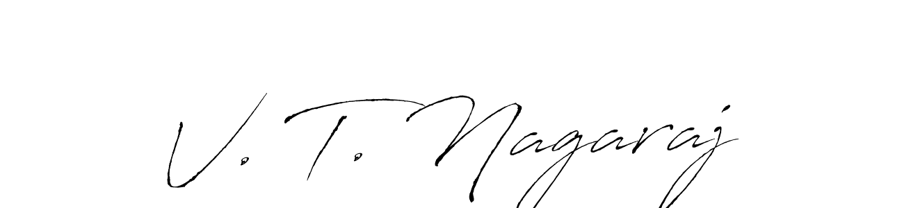 Use a signature maker to create a handwritten signature online. With this signature software, you can design (Antro_Vectra) your own signature for name V. T. Nagaraj. V. T. Nagaraj signature style 6 images and pictures png