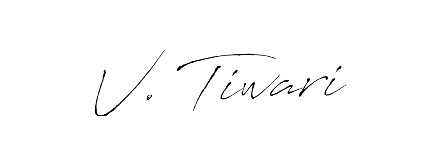 Antro_Vectra is a professional signature style that is perfect for those who want to add a touch of class to their signature. It is also a great choice for those who want to make their signature more unique. Get V. Tiwari name to fancy signature for free. V. Tiwari signature style 6 images and pictures png