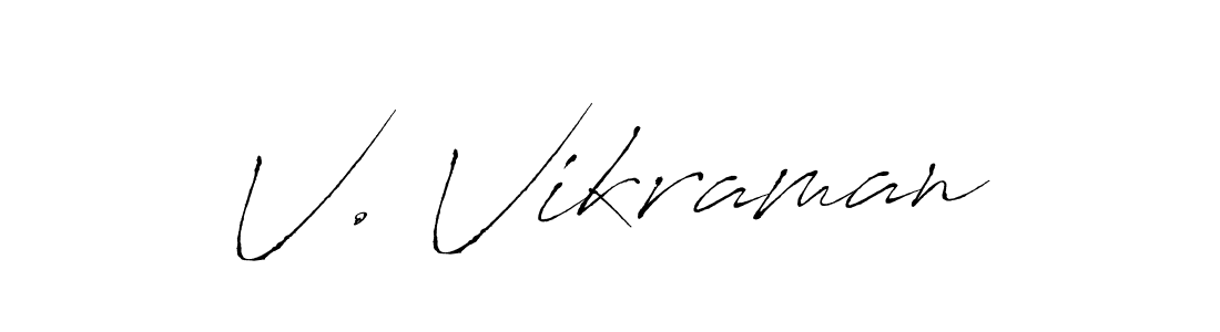 This is the best signature style for the V. Vikraman name. Also you like these signature font (Antro_Vectra). Mix name signature. V. Vikraman signature style 6 images and pictures png