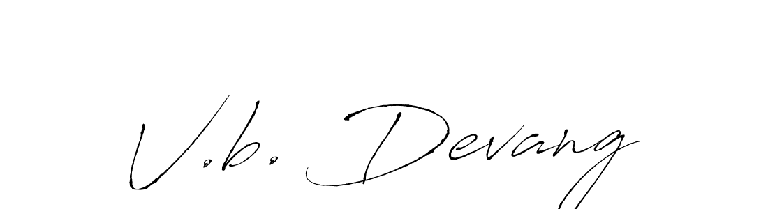 Similarly Antro_Vectra is the best handwritten signature design. Signature creator online .You can use it as an online autograph creator for name V.b. Devang. V.b. Devang signature style 6 images and pictures png