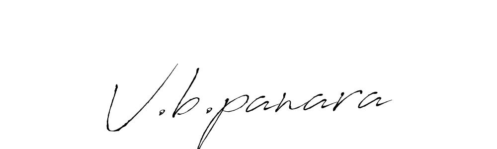 How to make V.b.panara name signature. Use Antro_Vectra style for creating short signs online. This is the latest handwritten sign. V.b.panara signature style 6 images and pictures png