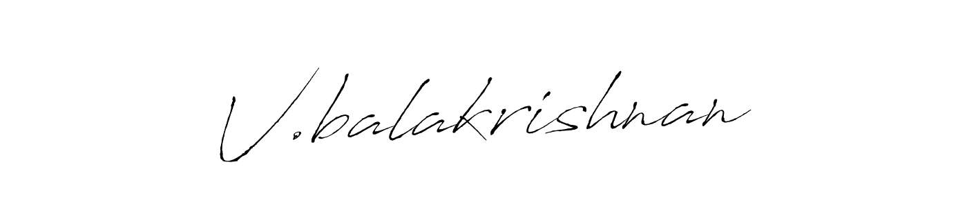 This is the best signature style for the V.balakrishnan name. Also you like these signature font (Antro_Vectra). Mix name signature. V.balakrishnan signature style 6 images and pictures png