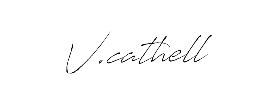 How to make V.cathell name signature. Use Antro_Vectra style for creating short signs online. This is the latest handwritten sign. V.cathell signature style 6 images and pictures png