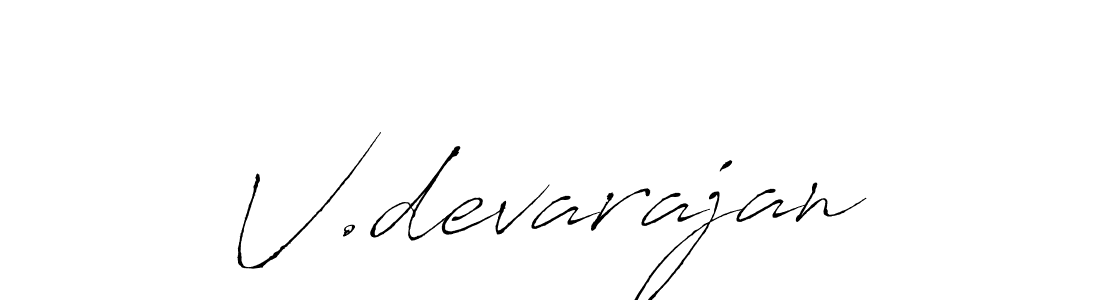 How to Draw V.devarajan signature style? Antro_Vectra is a latest design signature styles for name V.devarajan. V.devarajan signature style 6 images and pictures png